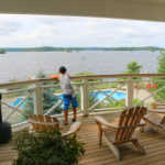 View of Stoney Lake at Viamede Resort