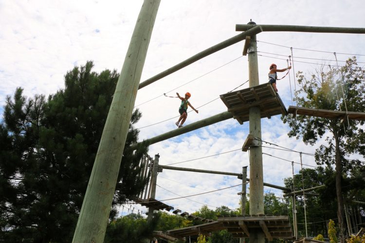 Woodlot Low Ropes Course at Blue Mountain Resort